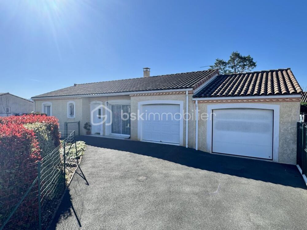 Vente Maison Plain-pied 112m2 habitables - 3 chambres et pièce annexe - garage - terrain 628m2 Labruguiere