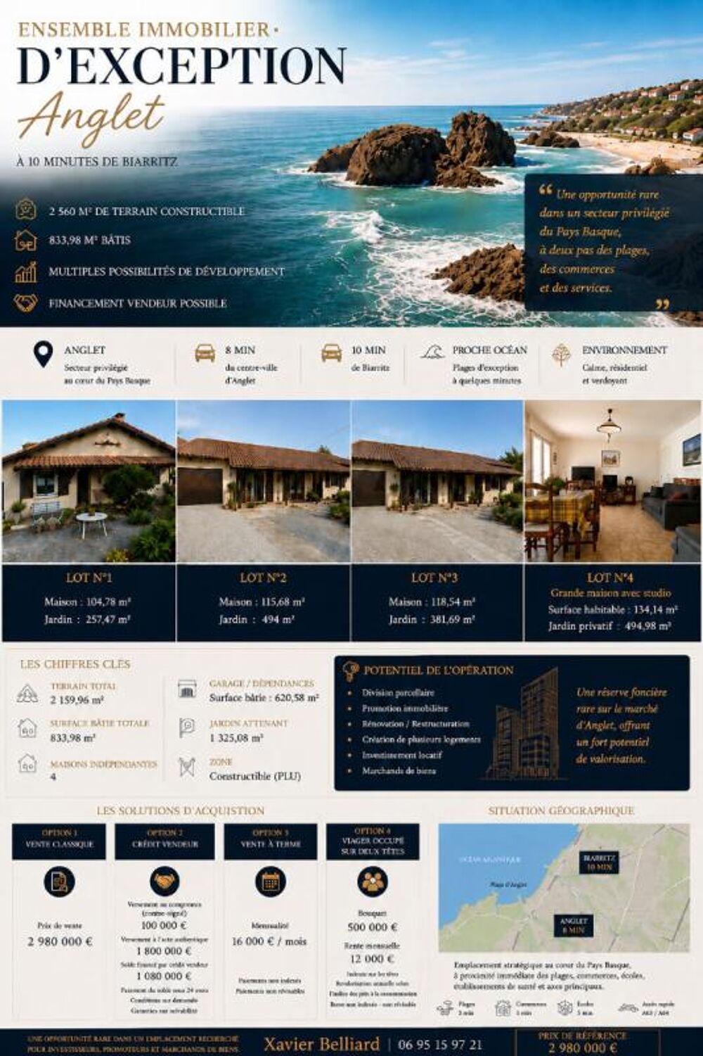 ENSEMBLE IMMOBILIER D'EXCEPTION SUR ANGLET