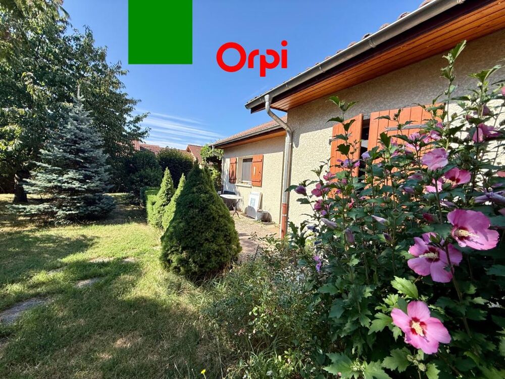 Vente Maison LE GRAND-LEMPS – Maison traditionnelle de 2005, 5 chambres et piscine sur 920 m² Le grand lemps