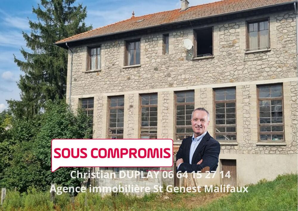 SOUS COMPROMIS Saint Pal de Mons 43620 Idéal artisan ou investisseur possibilité découpe 4 logements plus 1000m² de terrain cons