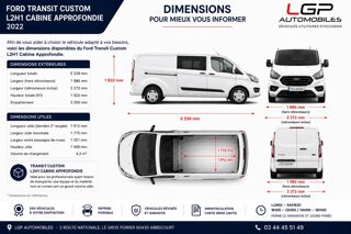 Transit 1&deg; Main / 2L TDCI 170cv Version LIMITED Cabine approfondie 5 2023 occasion 60430 Abbecourt