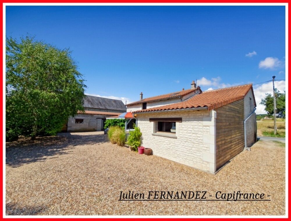 Vente Maison Dpt Vienne (86), à vendre SAINT CHRISTOPHE Maison P5 de 105m² - Terrain de 1648 m² Saint christophe
