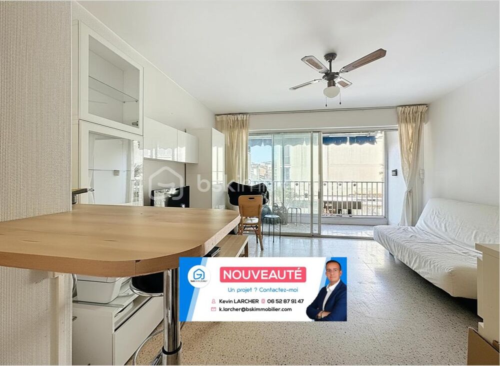 EXCLUSIVITÉ *** Grand Studio avec loggia et cave, petite vue mer à PALAVAS ***