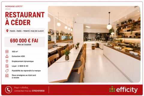 Commerces/Negoce 695000 75009 Paris