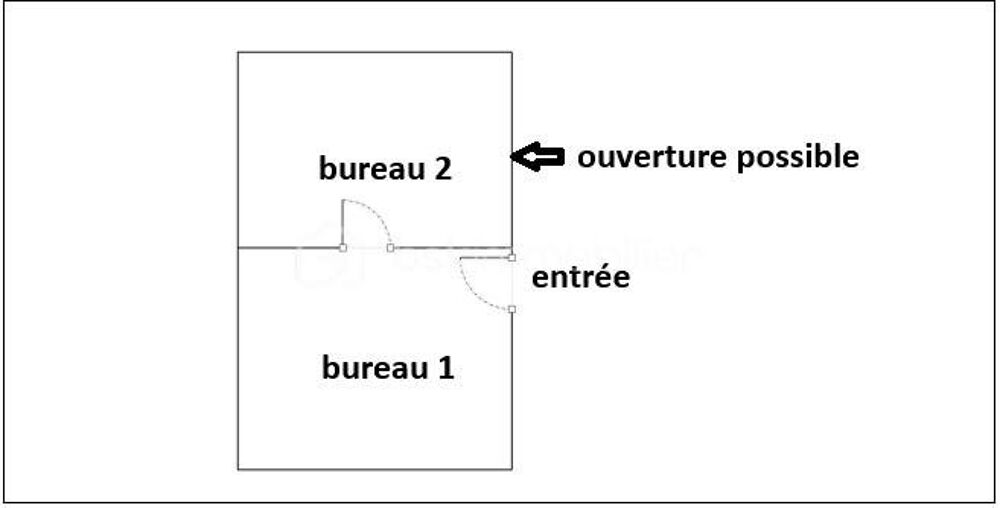   Mur professionnel au 2 ème étage avec ascenceur Antibes