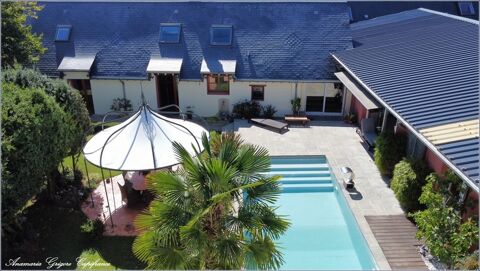   Chuisnes - 28190,  1h20 de Paris - Proprit de 355 m (sparable en deux maisons), jardin paysager, piscine chauffe Maison - 15 + pice(s) - 355 m
