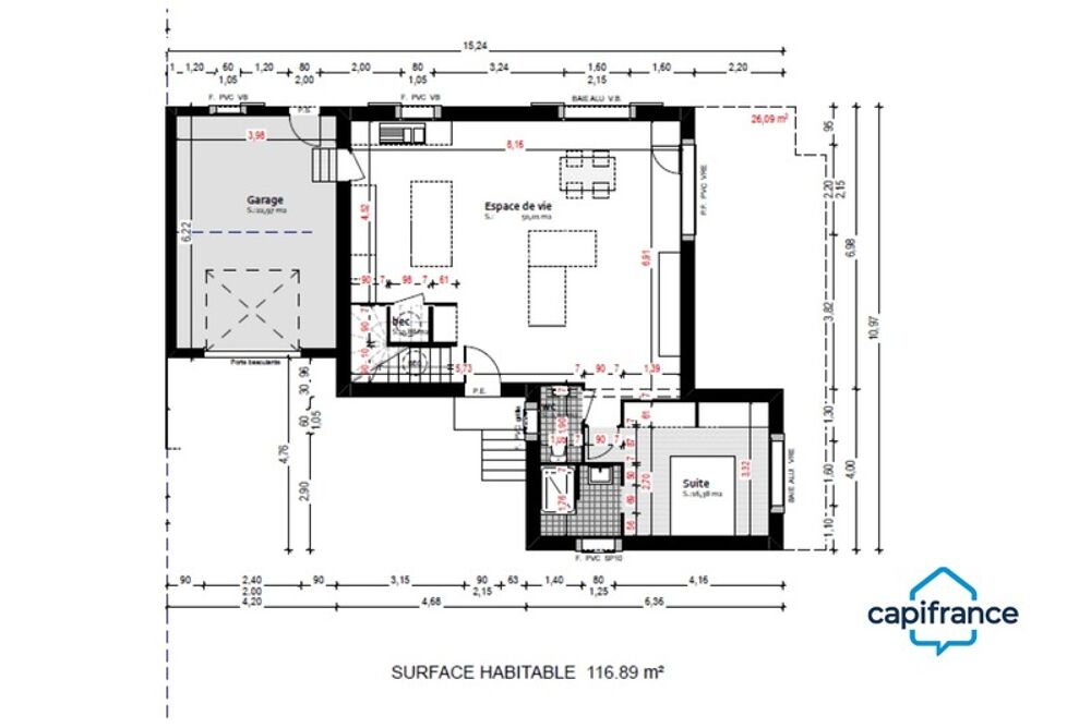 Vente Maison À Vendre : Maison neuve 117 m² à Vic-la-Gardiole, entre Montpellier et Sète, à quelques minutes de la plage des Aresquiers ! Vic la gardiole