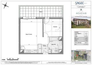  Appartement � vendre 2 pi�ces 45 m�