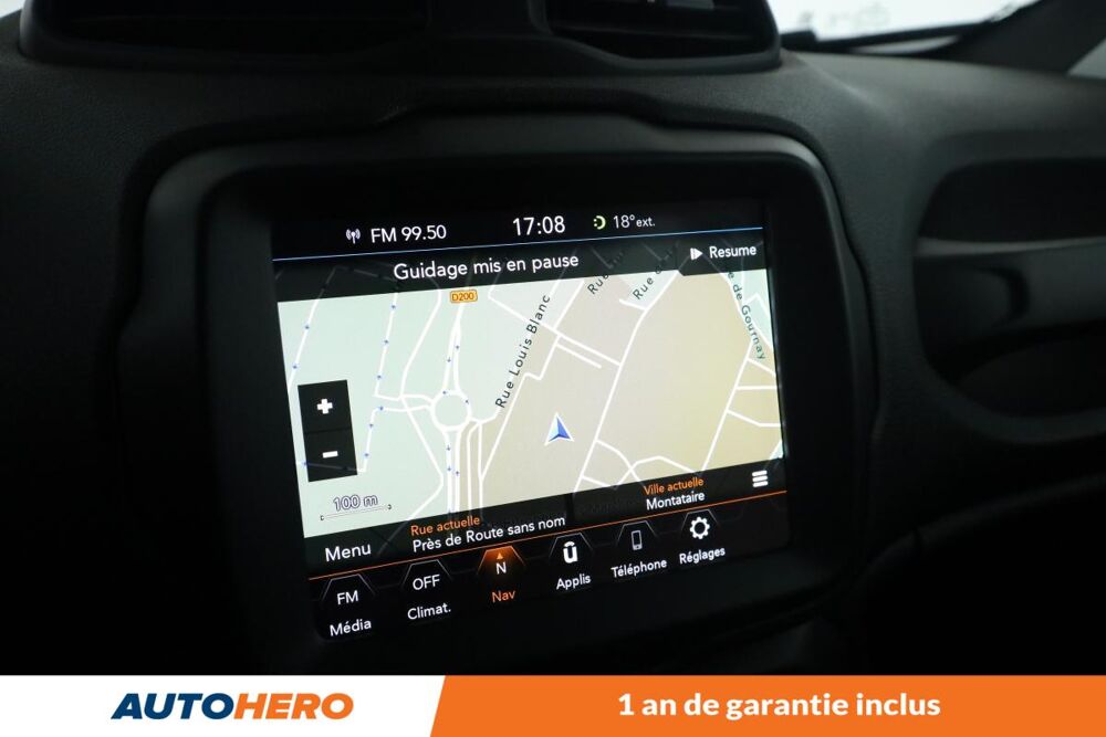 Renegade 1.3 GSE T4 Longitude BVR6 150 ch 2020 occasion 92130 Issy-les-Moulineaux