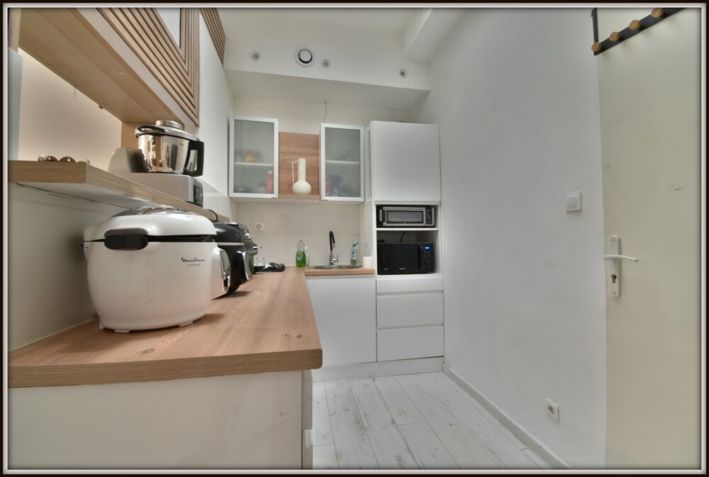 Appartement rénové avec jardin privatif  Vendu entièrement meublé 1 pièces NIMES (30)