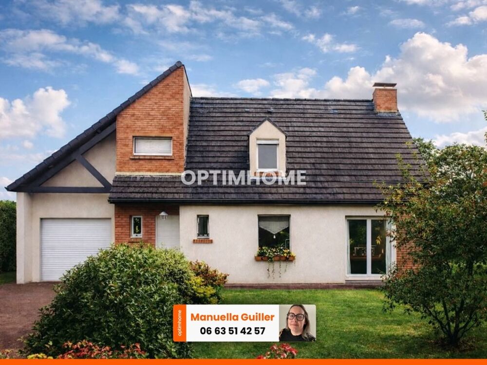 Vente Maison À 14 km de Dieppe – Maison familiale avec grand terrain, terrasse plein sud et garage Envermeu