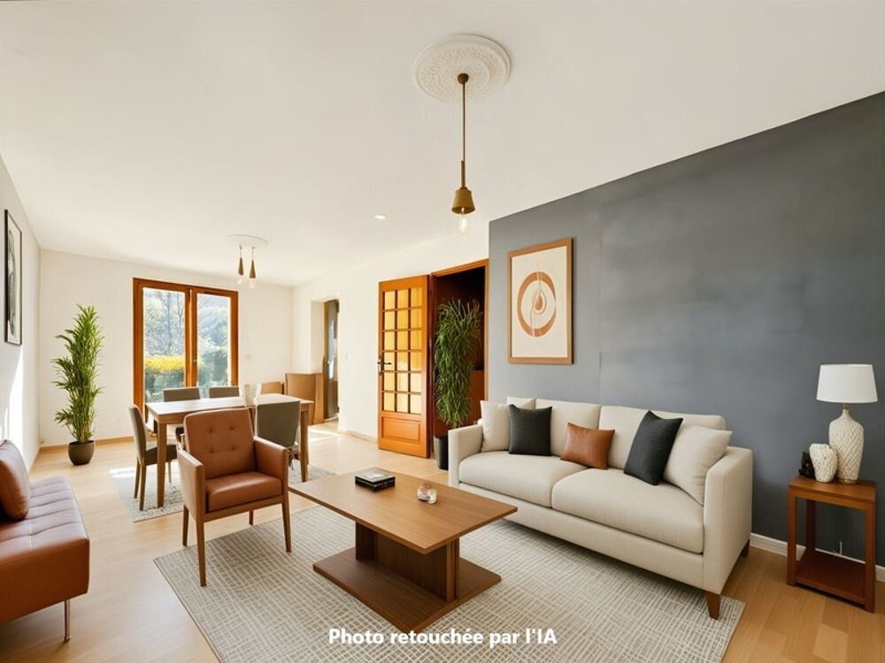 Maison avec jardin SANS VIS-À-VIS  centre village  2 ch + bureau