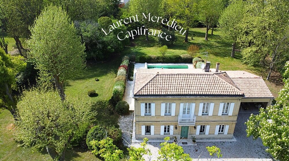 Vente Maison Magnifique demeure en pierre avec grand jardin, piscine & espace professionnel Ambares et lagrave