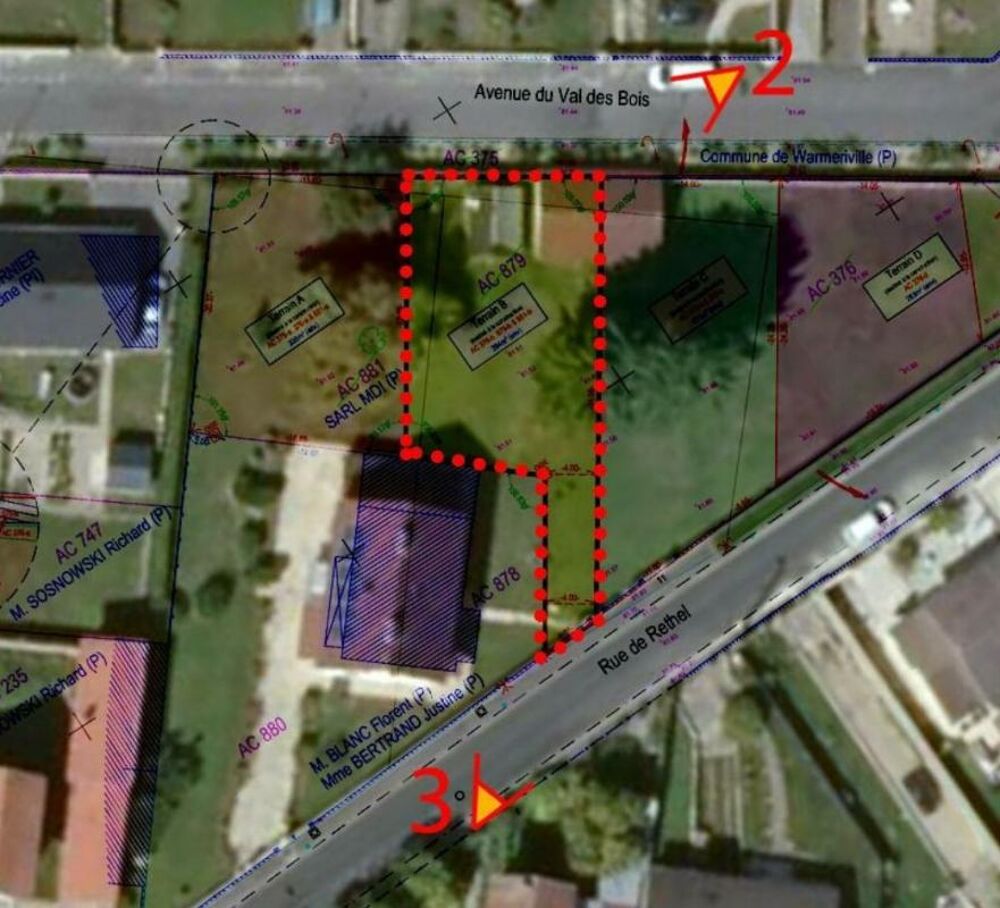 Vente Terrain 381 m² - Vue 4