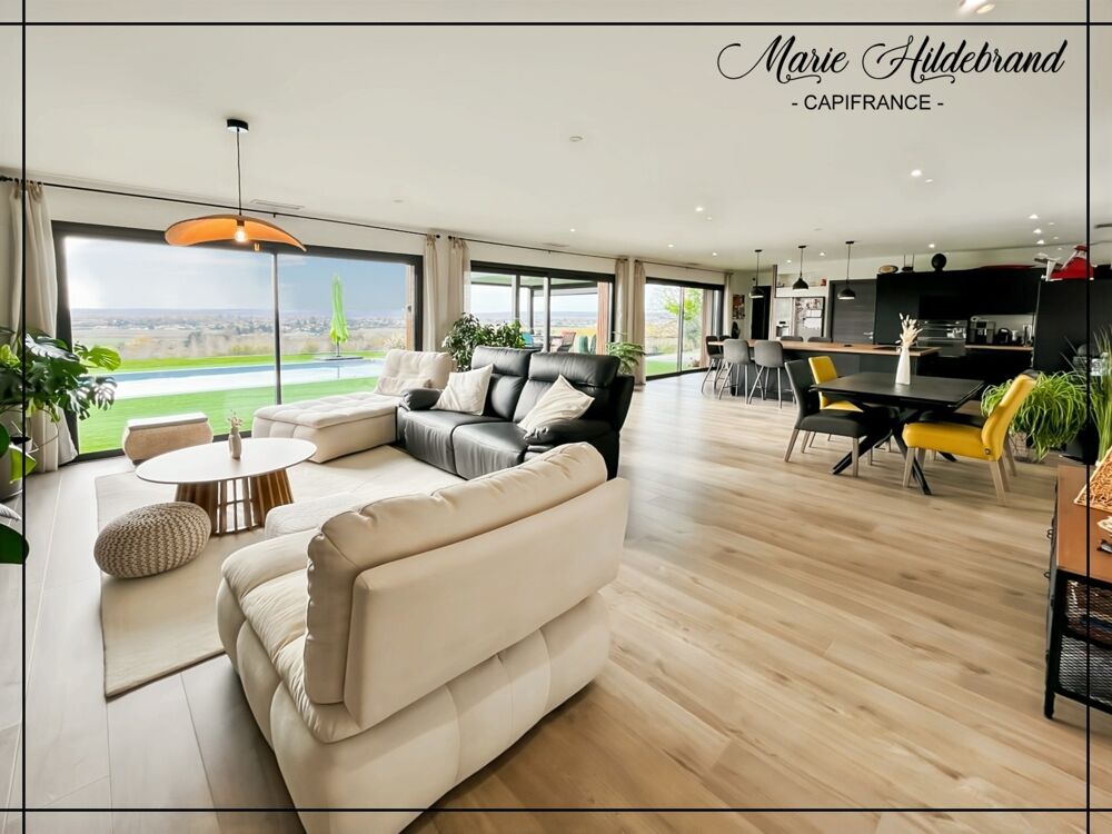 Vente Maison PROPRIÉTÉ CONTEMPORAINE – VUE DOMINANTE, PARC DE PRÈS D'1 HECTARE & PISCINE Valence d agen