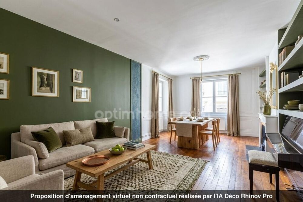 Lyon 1  Presquîle  Appartement ancien divisible en 2 lots : opportunité dinvestissement locatif