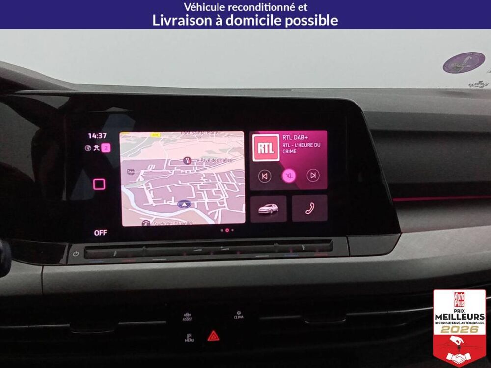 Golf 1.0 eTSI OPF 110 DSG7 Life +GPS +Cam&eacute;ra 2022 occasion 10150 Lavau