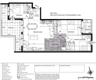  Appartement � vendre 4 pi�ces 94 m�