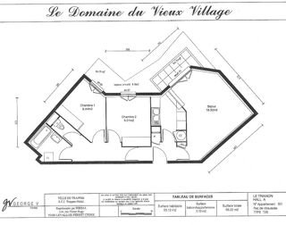  Appartement à louer 3 pièces 55 m²