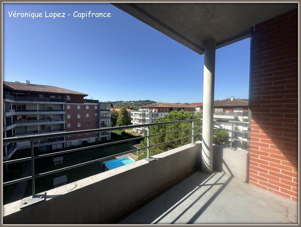 AGEN, appartement T2 avec terrasse, garage individuel et piscine commune