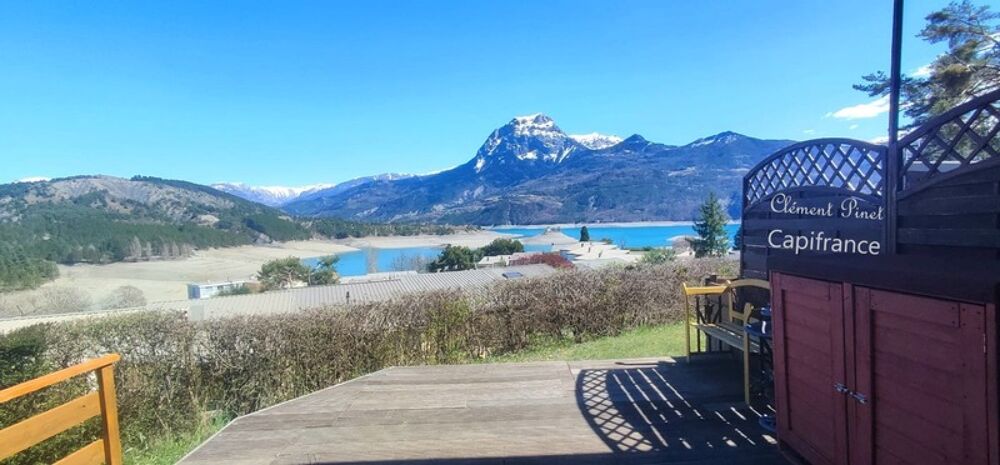 Pavillon avec vue exceptionnelle sur la baie Saint-Michel et le lac de Serre-Ponçon  Chorges (05230)