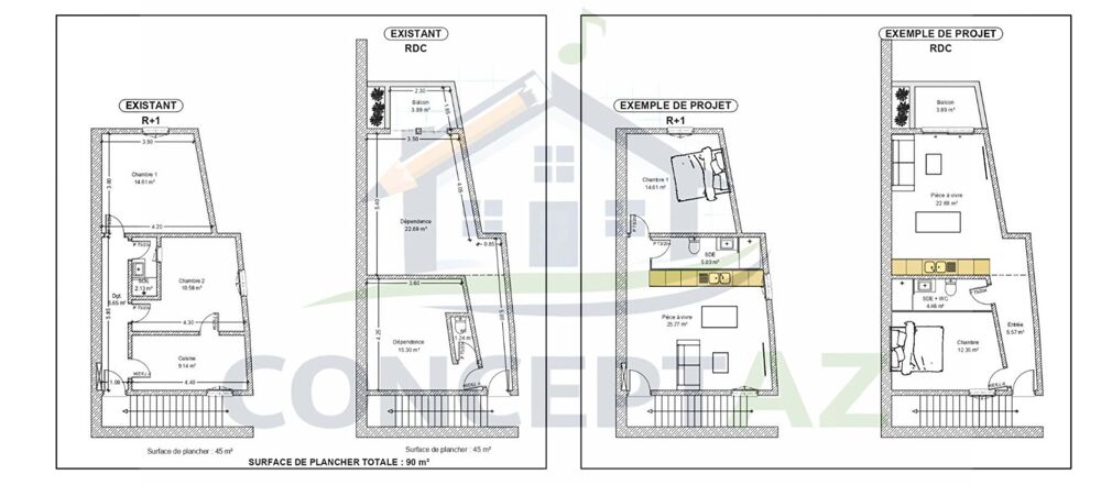 Vente Maison RARE À AUCH - Maison à rénover avec fort potentiel + terrain de 1 100 m² Auch