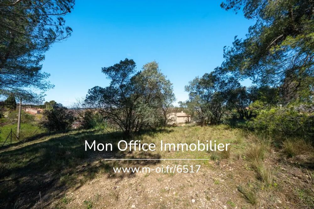 Vente Terrain Référence : 6517-ABO. - Terrain à bâtir de 1060 m2 piscinable, calme et sécurisé , permis purgé pour maison de 144 m2 Aix en provence