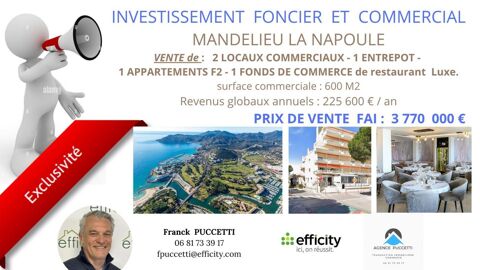 Locaux/Biens immobiliers 3770000 06210 Mandelieu la napoule