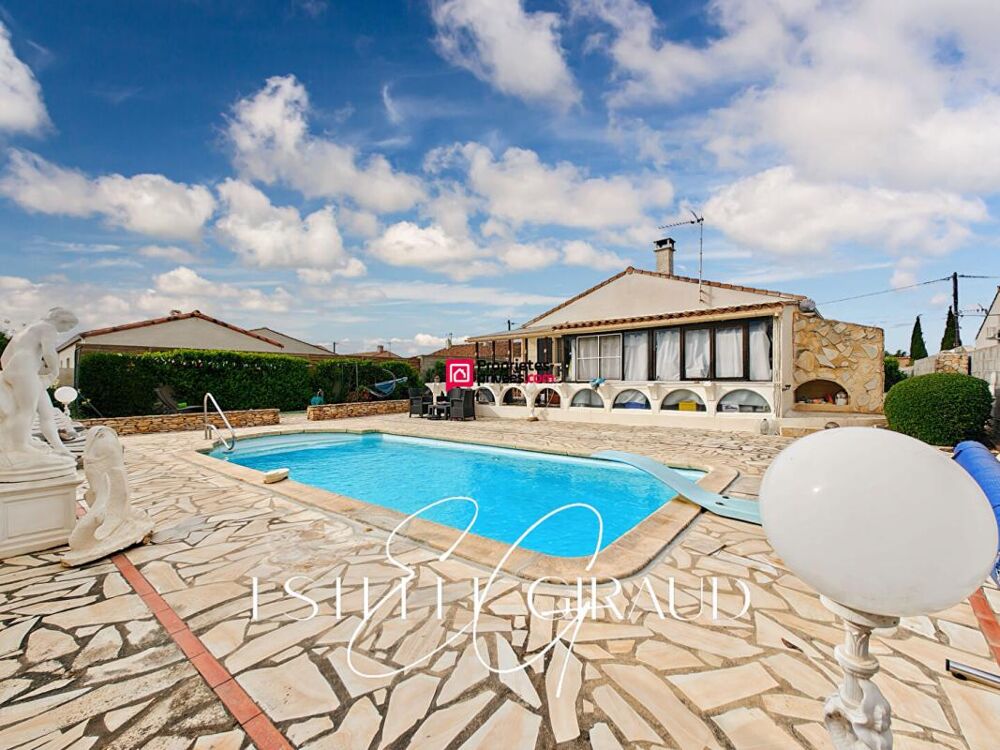 Vente Villa Au Somail : Villa 4 faces avec piscine, rénovée, prête à vivre Saint nazaire d aude