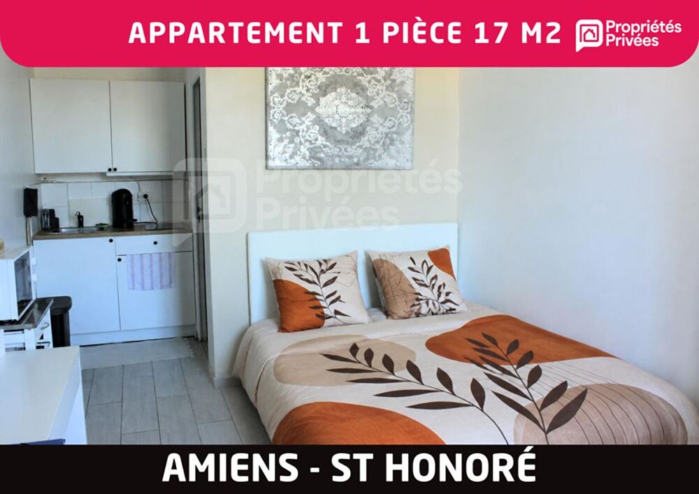 Appartement 1 pièce 17 m2 - Amiens St Honoré-Jeanne d'Arc