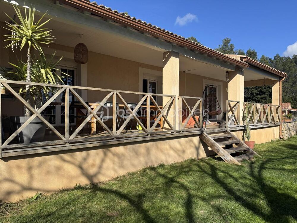 La Roquebrussanne (83136) SUPERBE VILLA 4 CHAMBRES, STUDIO INDÉPENDANT, GARAGE, GRAND TERRAIN