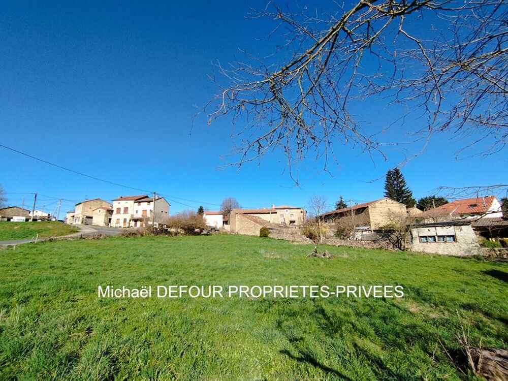 Vente Terrain Monistrol-sur-Loire 43120 parcelle de terrain constructible viabilisée de 886 m² Monistrol sur loire