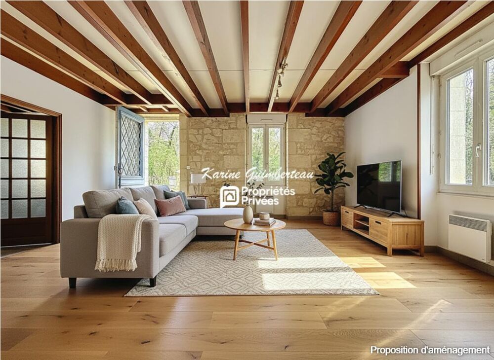 Vente Maison Maison Daignac 6 pièce(s) 131 m2 + garage + jardin Daignac
