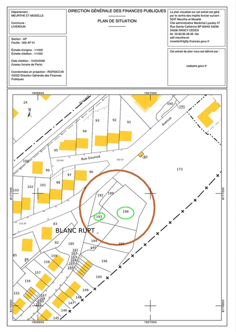 Vente Terrain Terrain 1132 m² à Liverdun (54460) – proche école, commerces et nature Liverdun