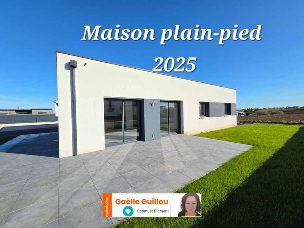 CLEDER : Maison neuve de 2025 plain pied de 5 pièces - 112m² - Terrain clos de 634m²