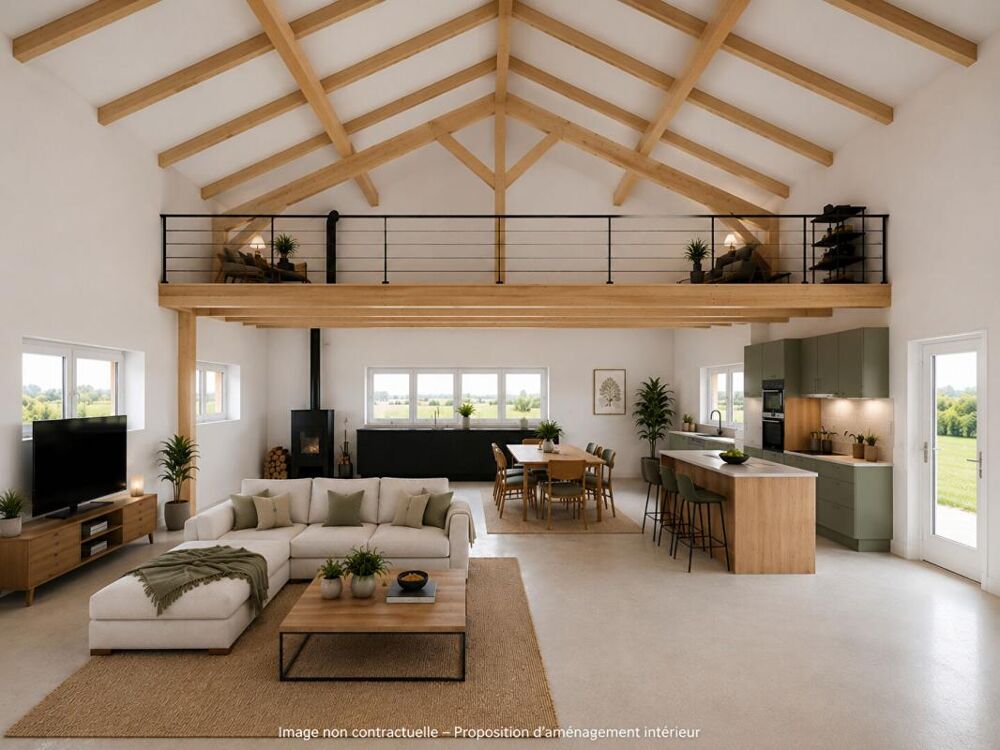 Vente Maison VALONNE- 5 pièces, 124m²- Votre maison neuve à personnaliser Valonne