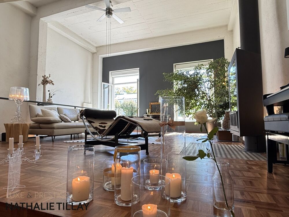 Orleans hyper centre, appartement loft à vendre. Patio interieur. Terrasse a ciel ouvert , salle de sport , garage. Unique