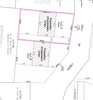  Terrain  vendre 400 m