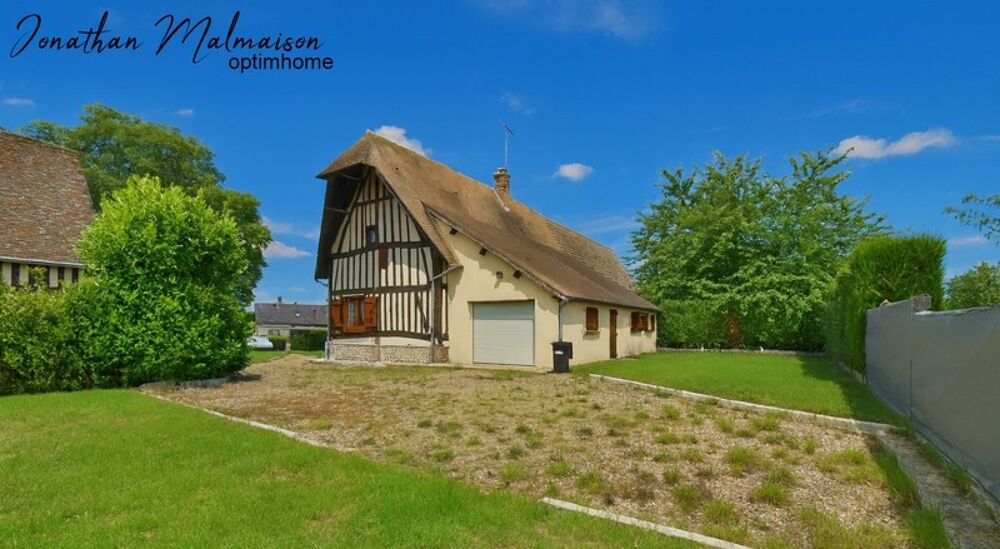 ? Charmante maison normande  4 pièces  102 m²  Terrain 1 224 m²  Proche Breteuil (3 km)