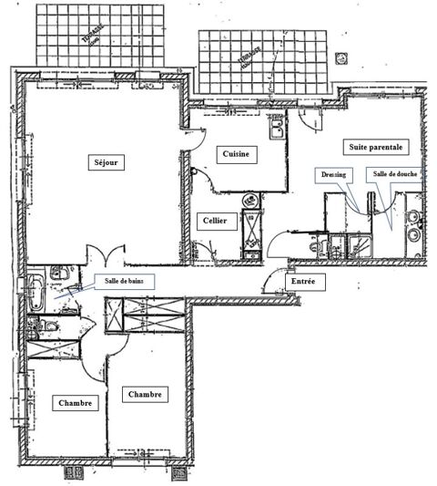  Appartement  louer 4 pices 135 m