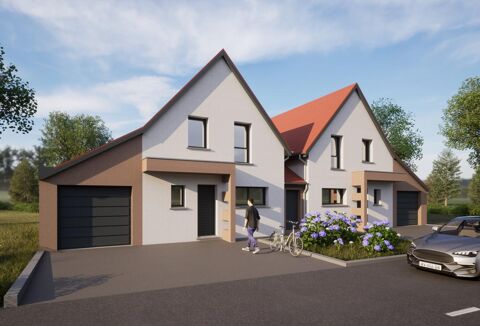 Terrain constructible + maison de 99m² à Hipsheim 345100 Hipsheim (67150)