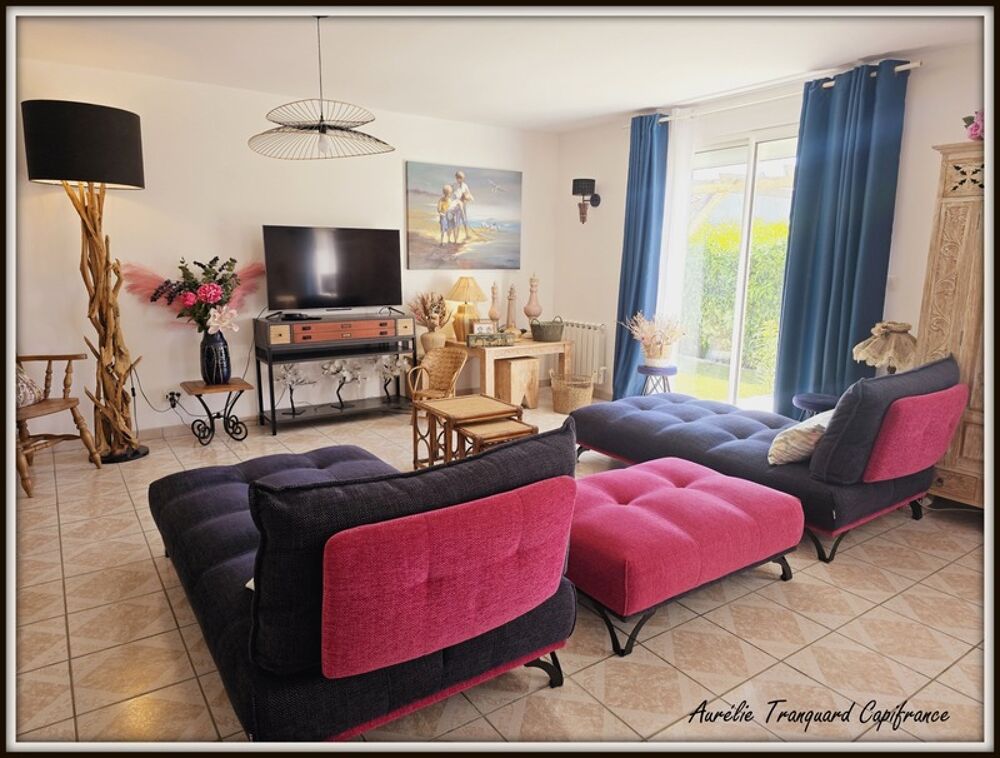 Maison à vendre 5 pièces LES EGLISES D'ARGENTEUIL (17) 154m² - terrain 700m²- 2 chambres + 1 suite parentale