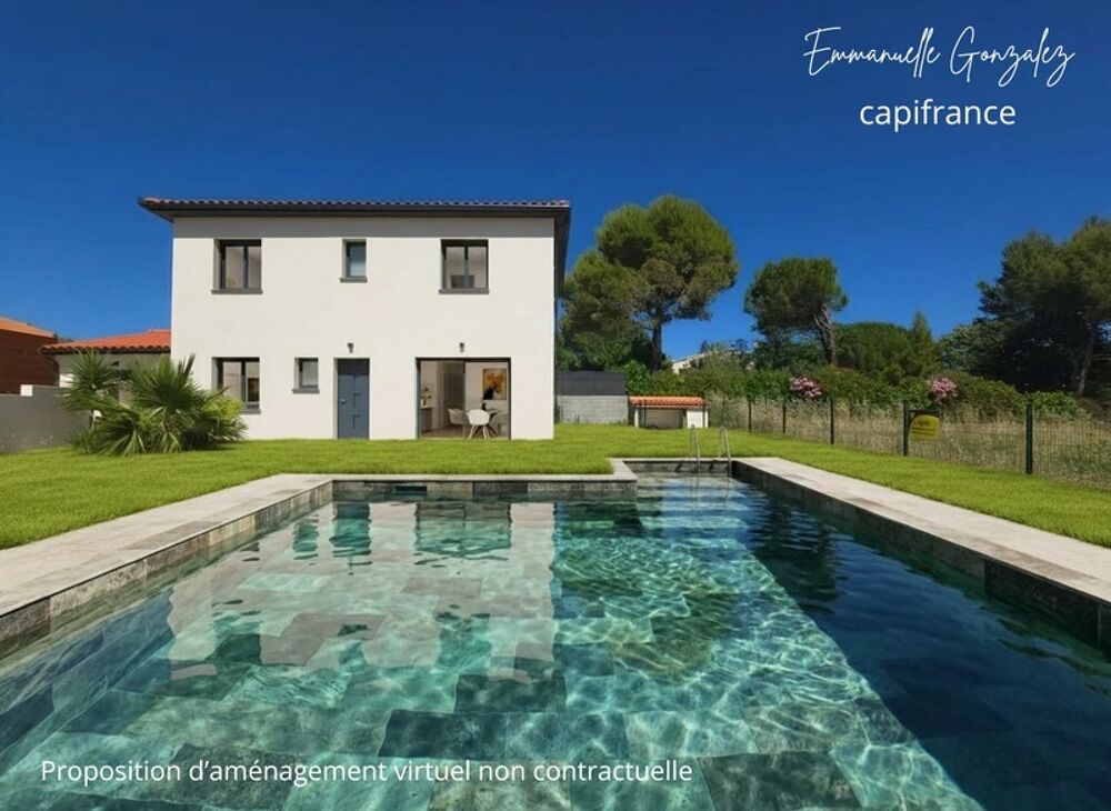 Maison contemporaine 105 m² 5 pièces ROUJAN (34)