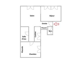  Appartement à vendre 3 pièces 58 m²