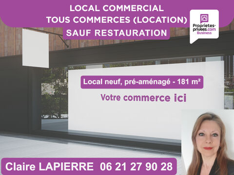 RENNES - À louer, local commercial neuf, pré-aménagé - 181 M² 3017 35200 Rennes
