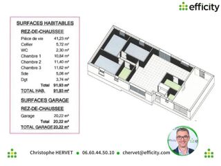  Maison à vendre 5 pièces 92 m²