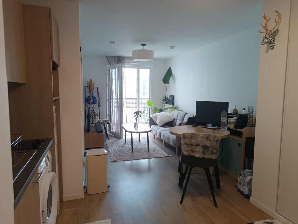 Saint-Ouen (93400)  T2 de 40 m² (résidence services), meublé, PMR, DPE B, balcon  5e/6