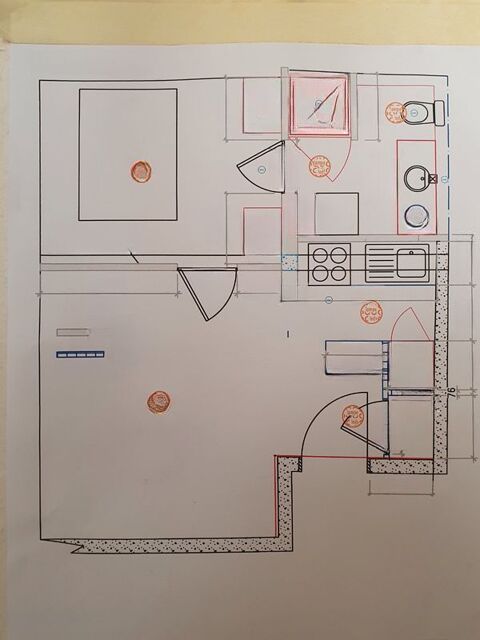  Appartement  louer 2 pices 30 m