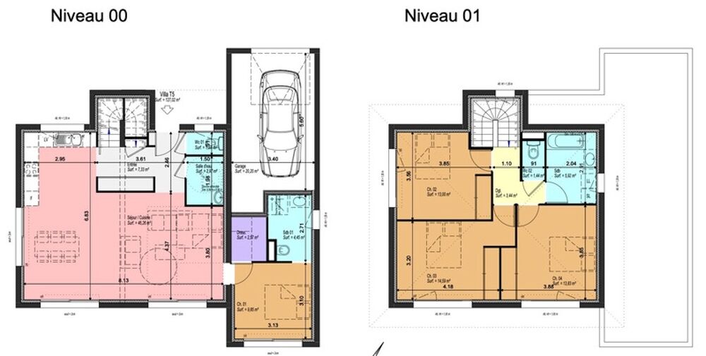 Maison à vendre 5 pièces LA RAVOIRE (73)- 127 M2 - VEFA - REF12 frais de notaire offert