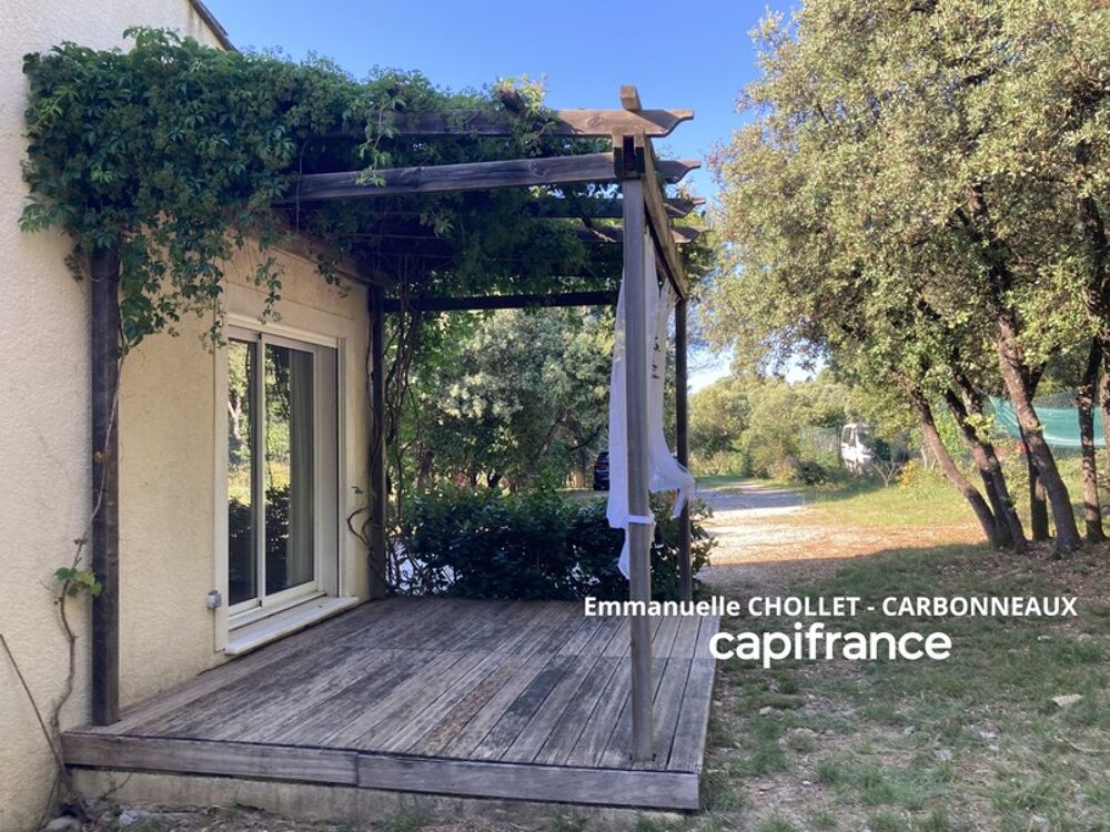 Maison 5 pièces à vendre avec STUDIO indépendant - En pleine nature (hors lotissement) VACQUIERES (34) -